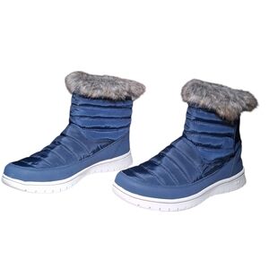 RYKA WOMEN'S SUZY ANKLE WINTER BOOTIES,NAVY,US SIZE 7M